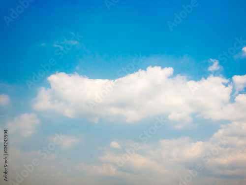 Beautiful of blue sky with cloud