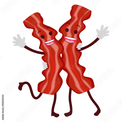 Illustration of Bacon Mascot