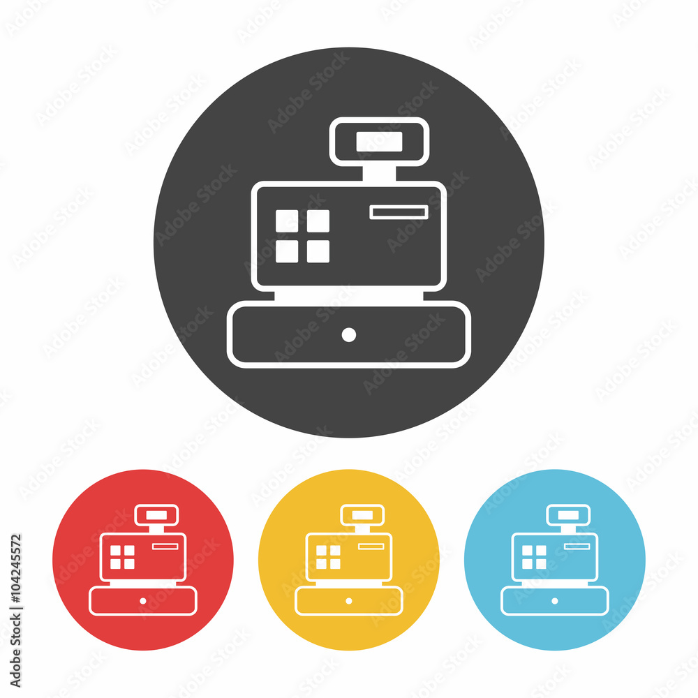 Cash register icon Cash register icon