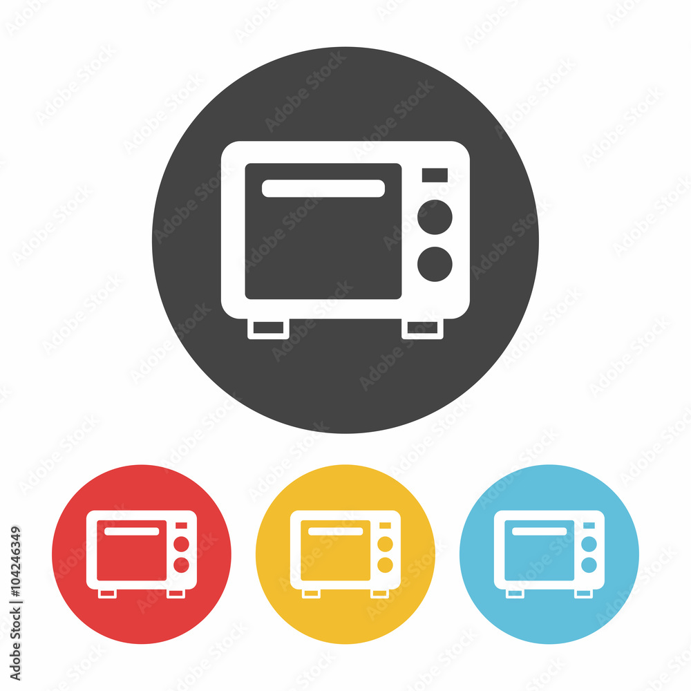 microwave icon microwave icon