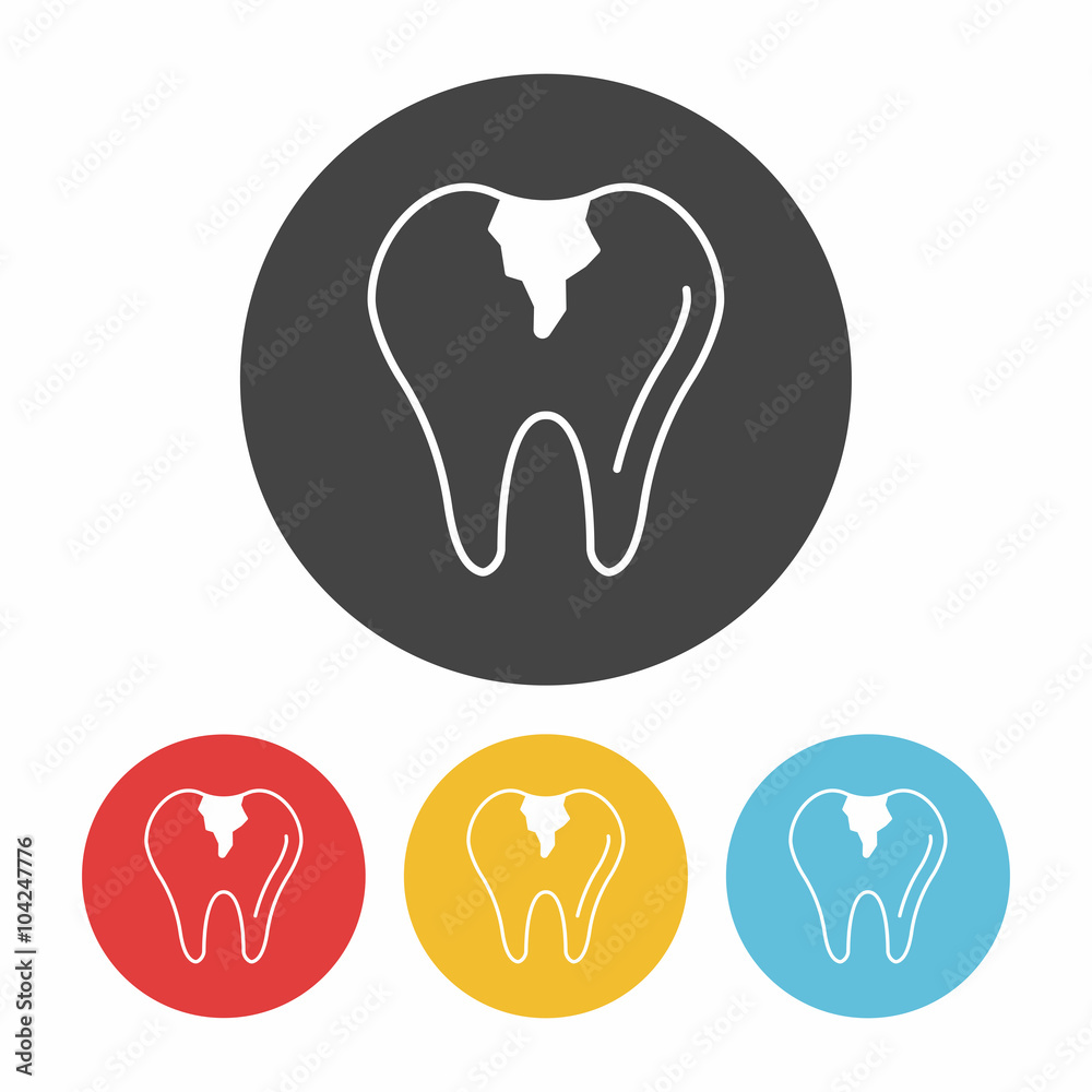 dentist tooth icon dentist tooth icon