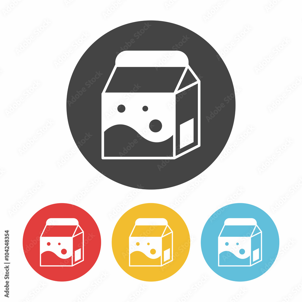 Obraz premium milk icon