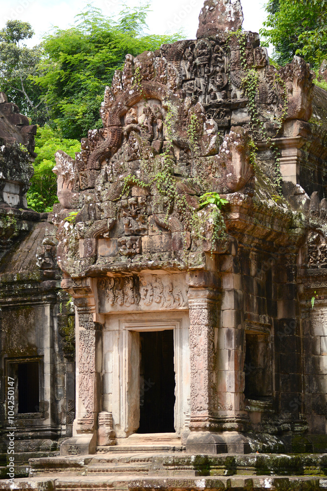 Ancient Architecture in Angkor , Siem reap,Cambodia