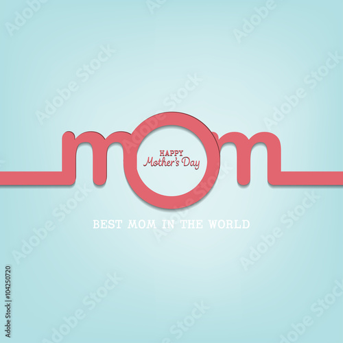 Mother's day background. ve...