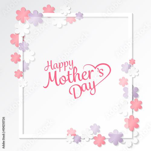 Mother's day background. ve...