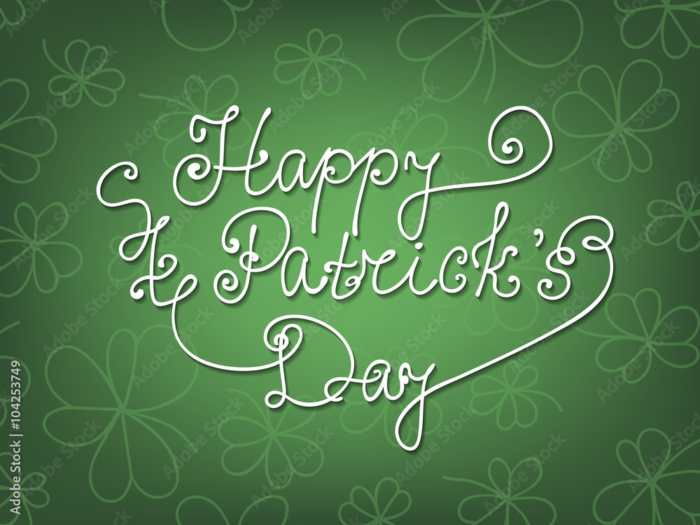 St. Partick day card St. Partick day card