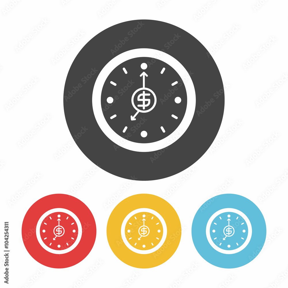 financial money concept icon financial money concept icon
