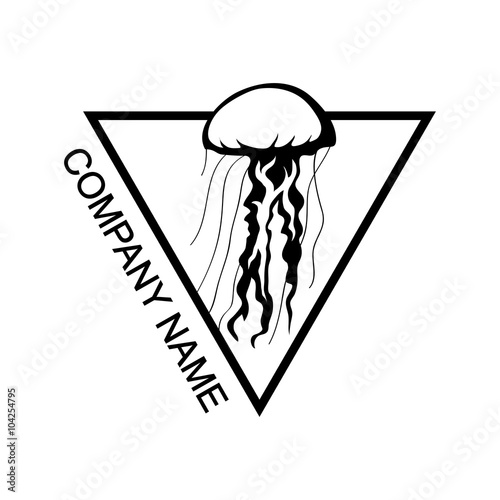 sea jellyfish logo