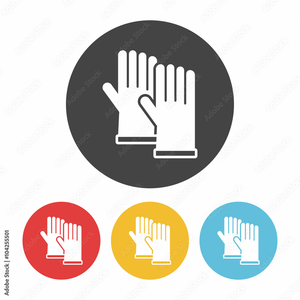 cleaning gloves icon cleaning gloves icon