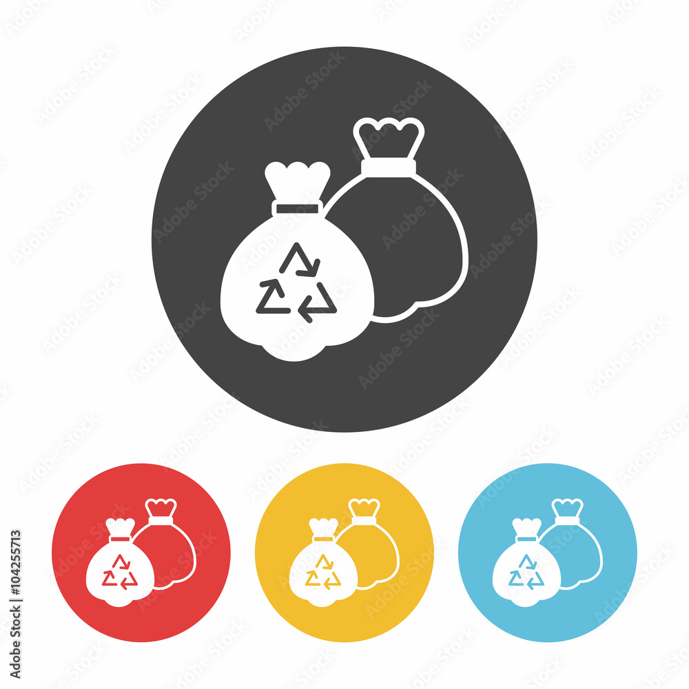 Obraz premium trash bag icon