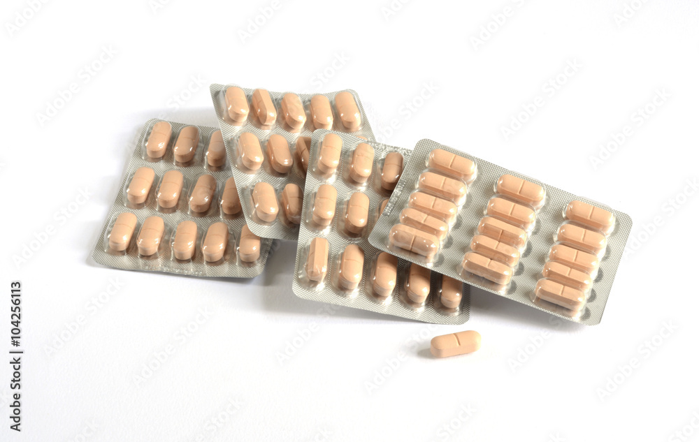 pills, tablets and drugs on white background.
pills, tablets and drugs on white background.