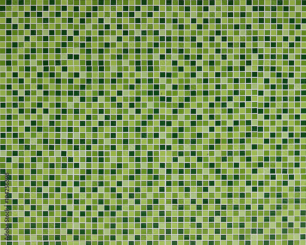 green of mosaic tiles wall green of mosaic tiles wall