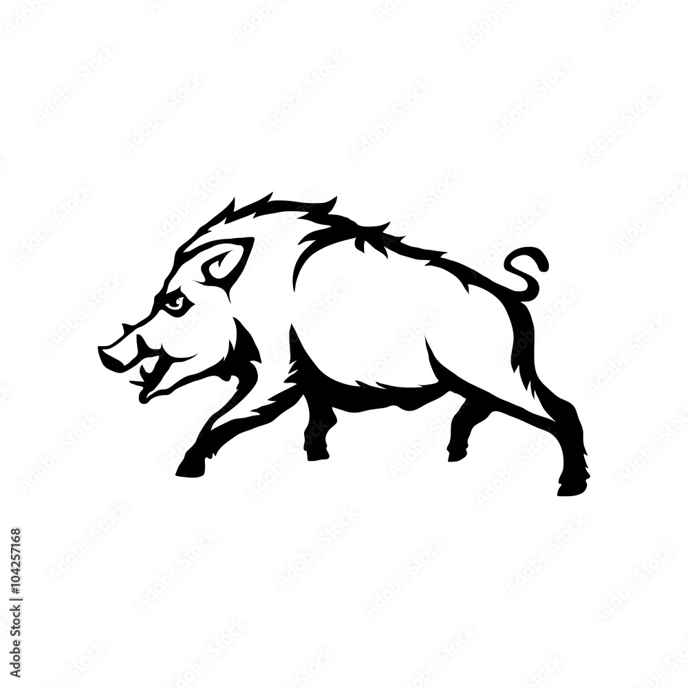 Obraz premium Boar logo
