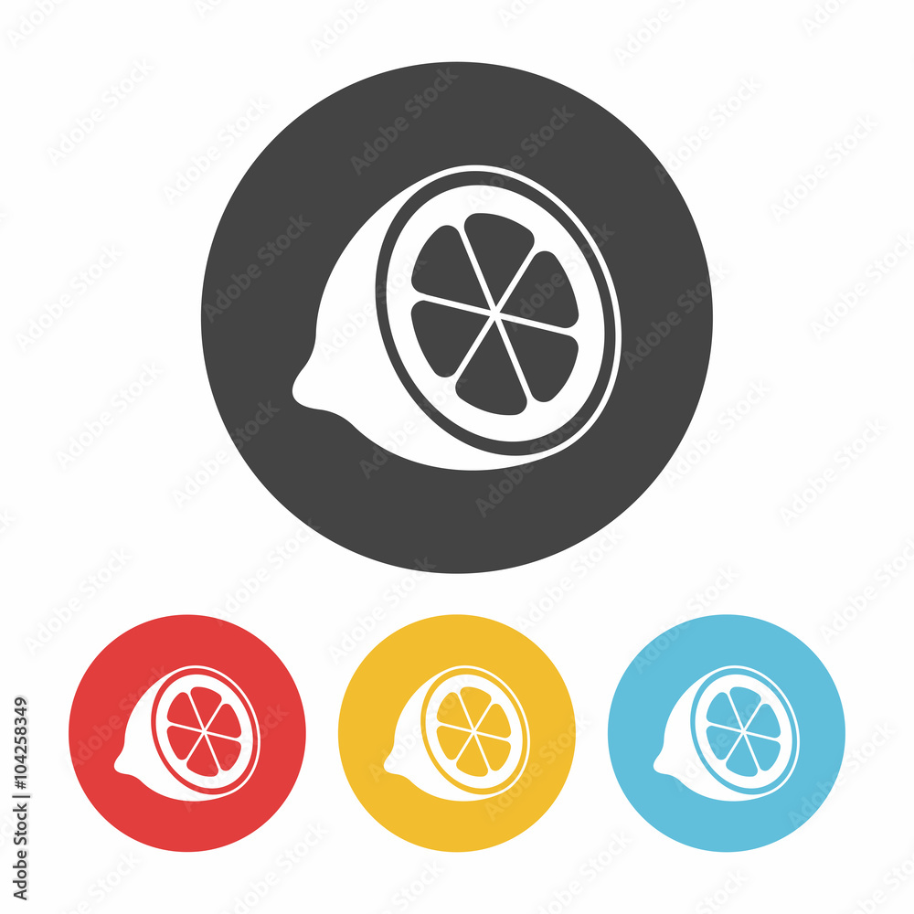 fruits lemon icon fruits lemon icon