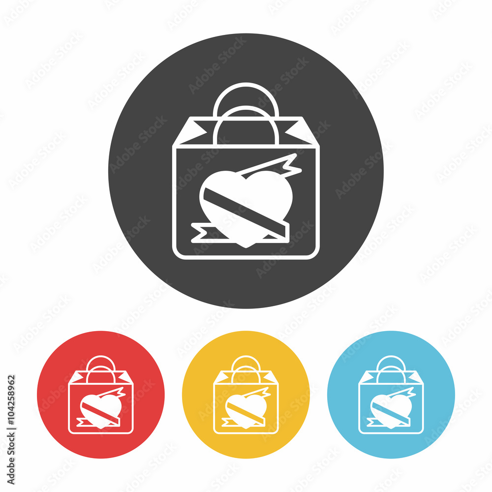 valentine's present icon