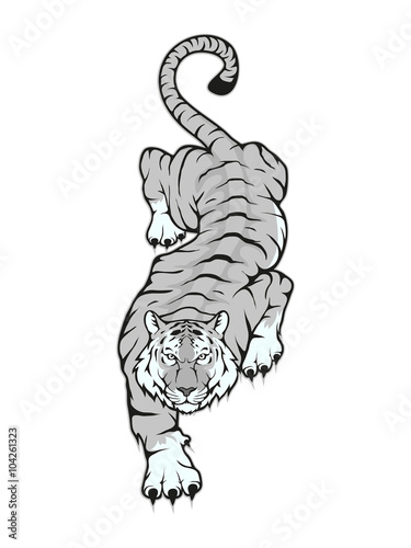 Fototapeta Naklejka Na Ścianę i Meble -  Tiger logo
