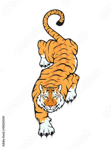 Fototapeta Naklejka Na Ścianę i Meble -  Tiger logo