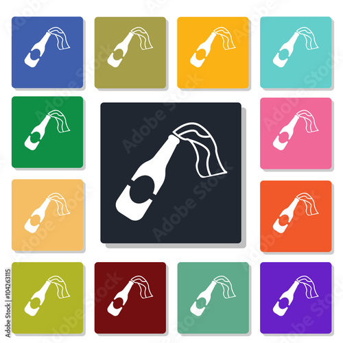 molotov cocktail icon