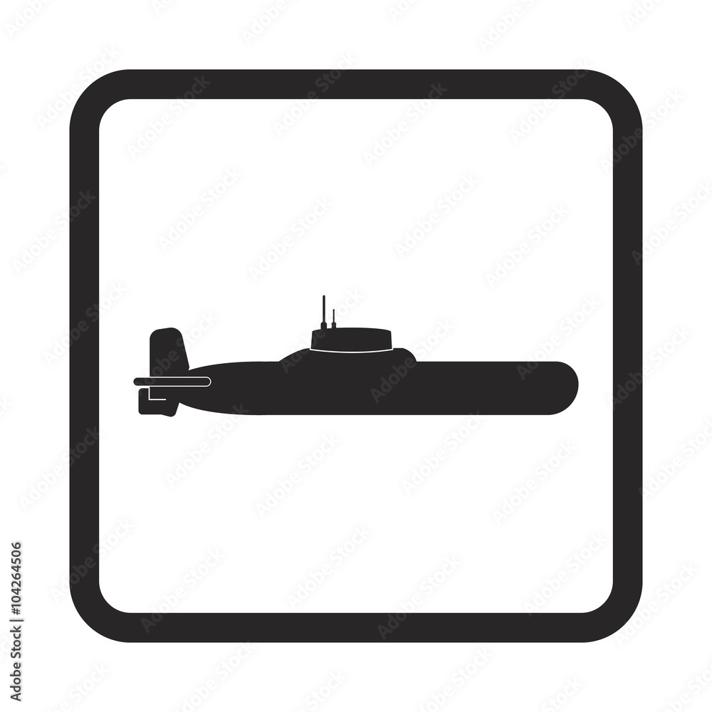 Fototapeta premium submarine icon