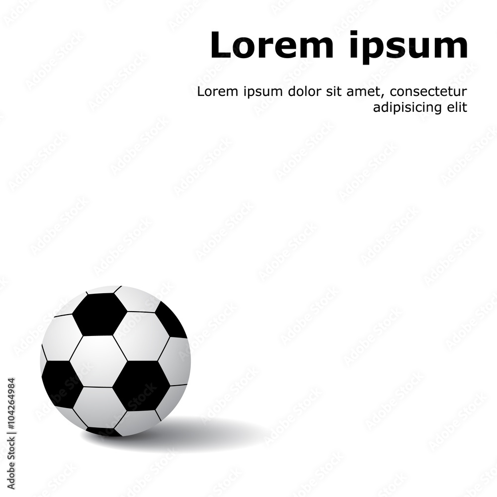 Obraz premium Soccer ball icon