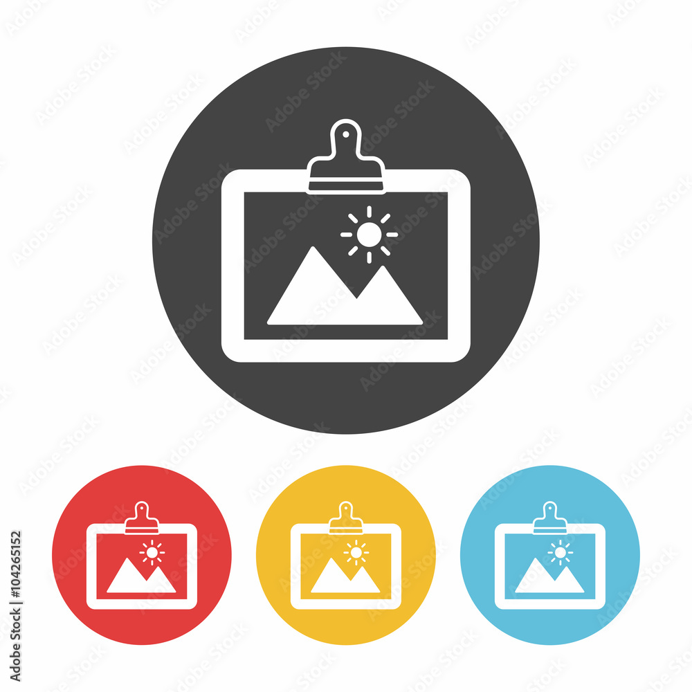 painting artwork icon painting artwork icon