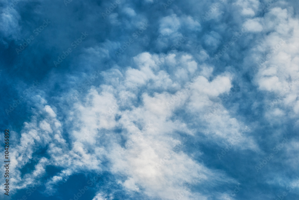 Fototapeta premium Cloudy sky background photo texture