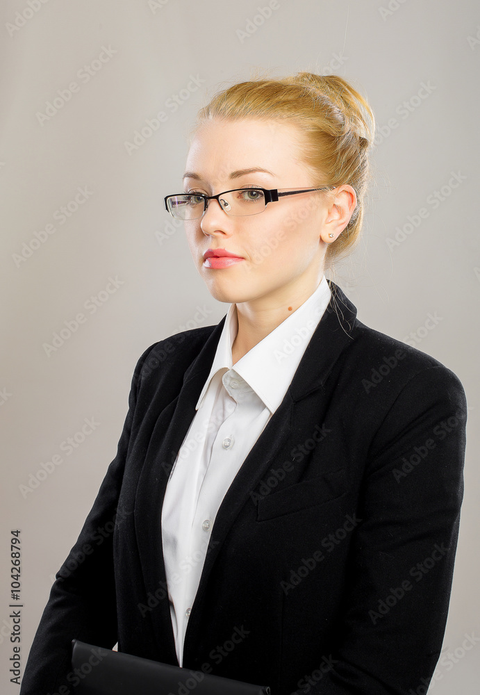 Portrait of young business girl