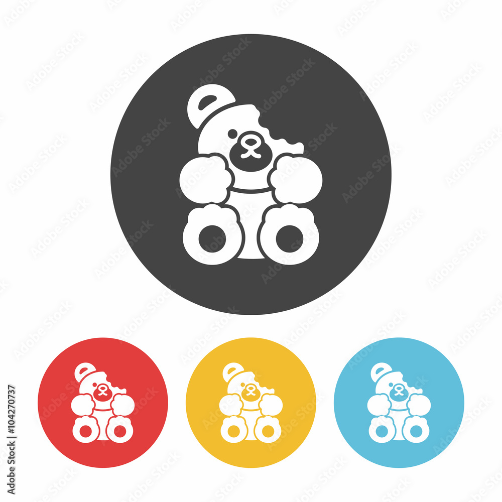 Obraz premium dessert cookie icon