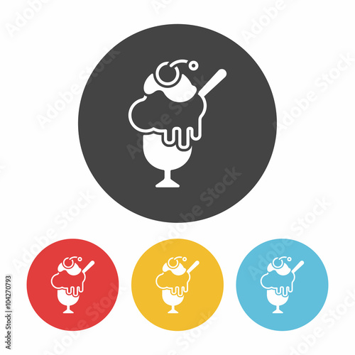 dessert ice cream icon