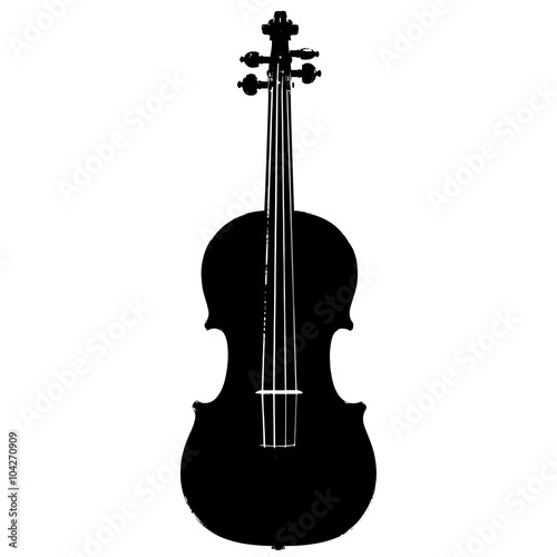 Violin silhouette