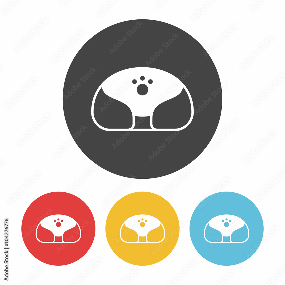 pet pillow icon pet pillow icon