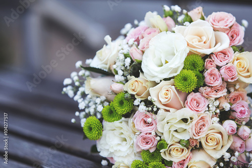 a bridal bouquet