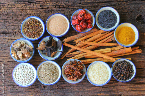Various spices.