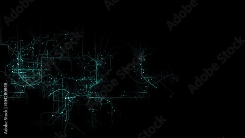 Futuristic electric grid background