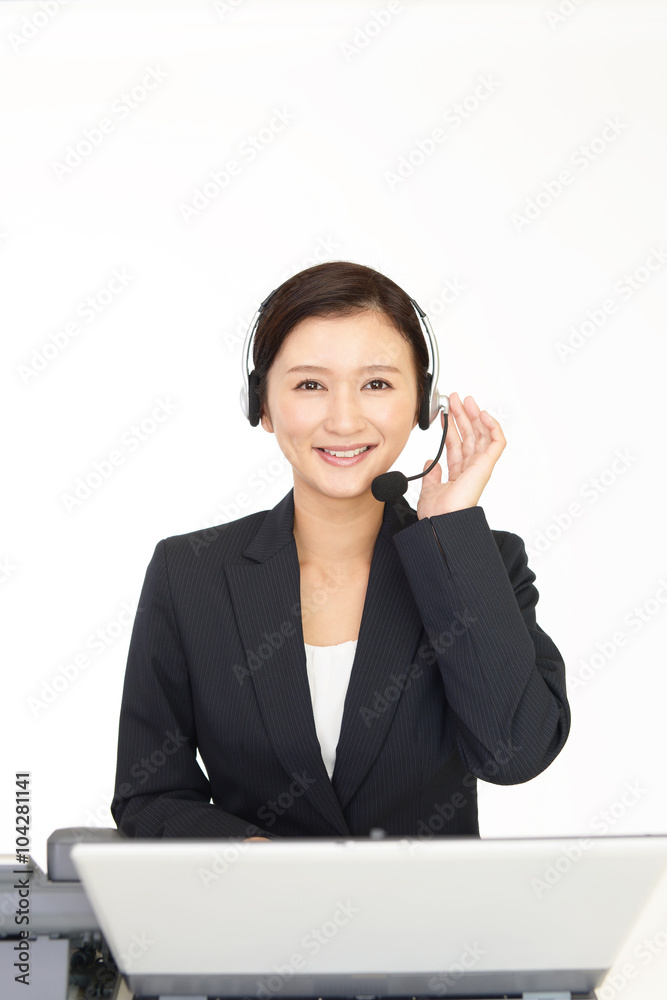 笑顔のオペレーター 笑顔のオペレーター