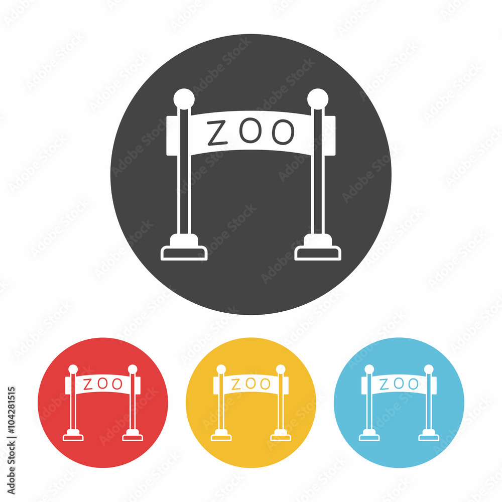 zoo gate icon zoo gate icon