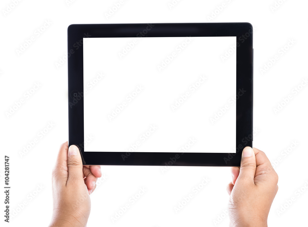 female hands holding tablet computer female hands holding tablet computer