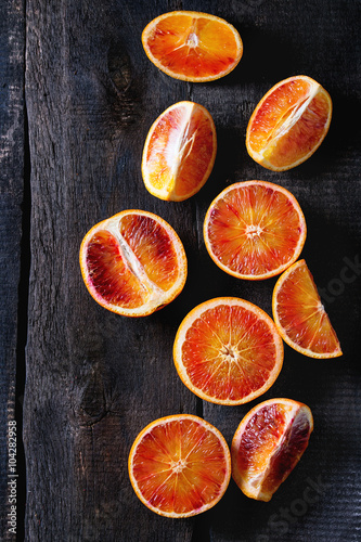 Blood orange fruit