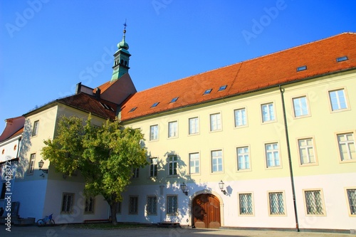 Museum Klovicevi dvori in Zagreb Upper town in Croatia