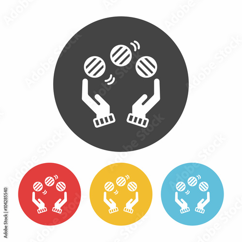 ball juggling icon