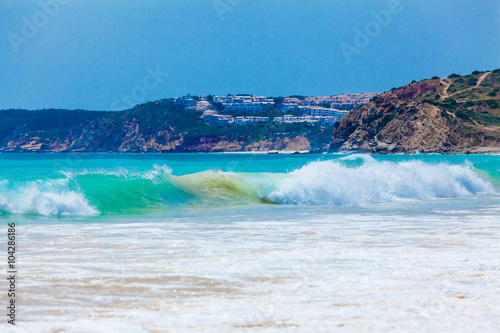 Algarve beach.  The coast of the Algarve