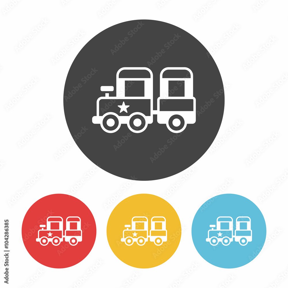 amusement park train icon amusement park train icon