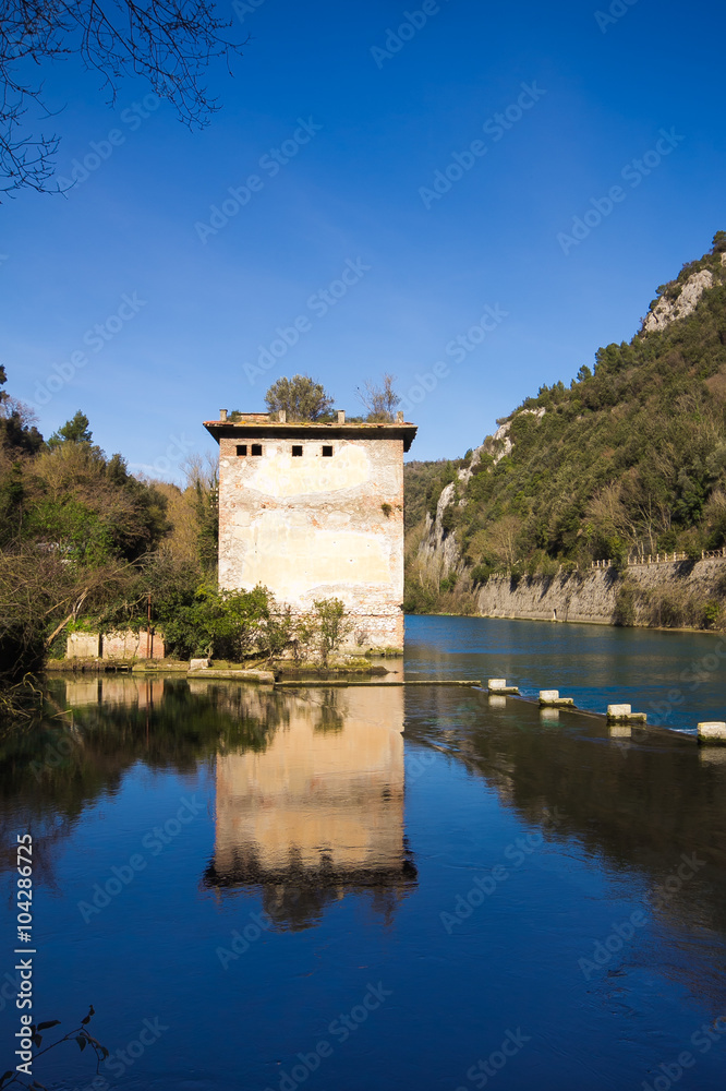 Fiume nera presso Stifone in Umbria