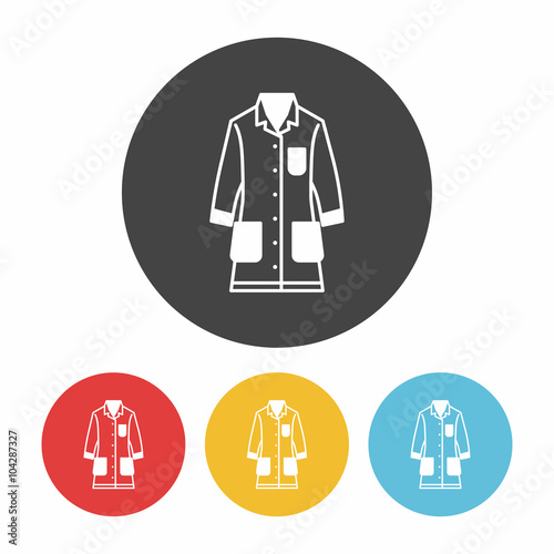 Lab coat icon