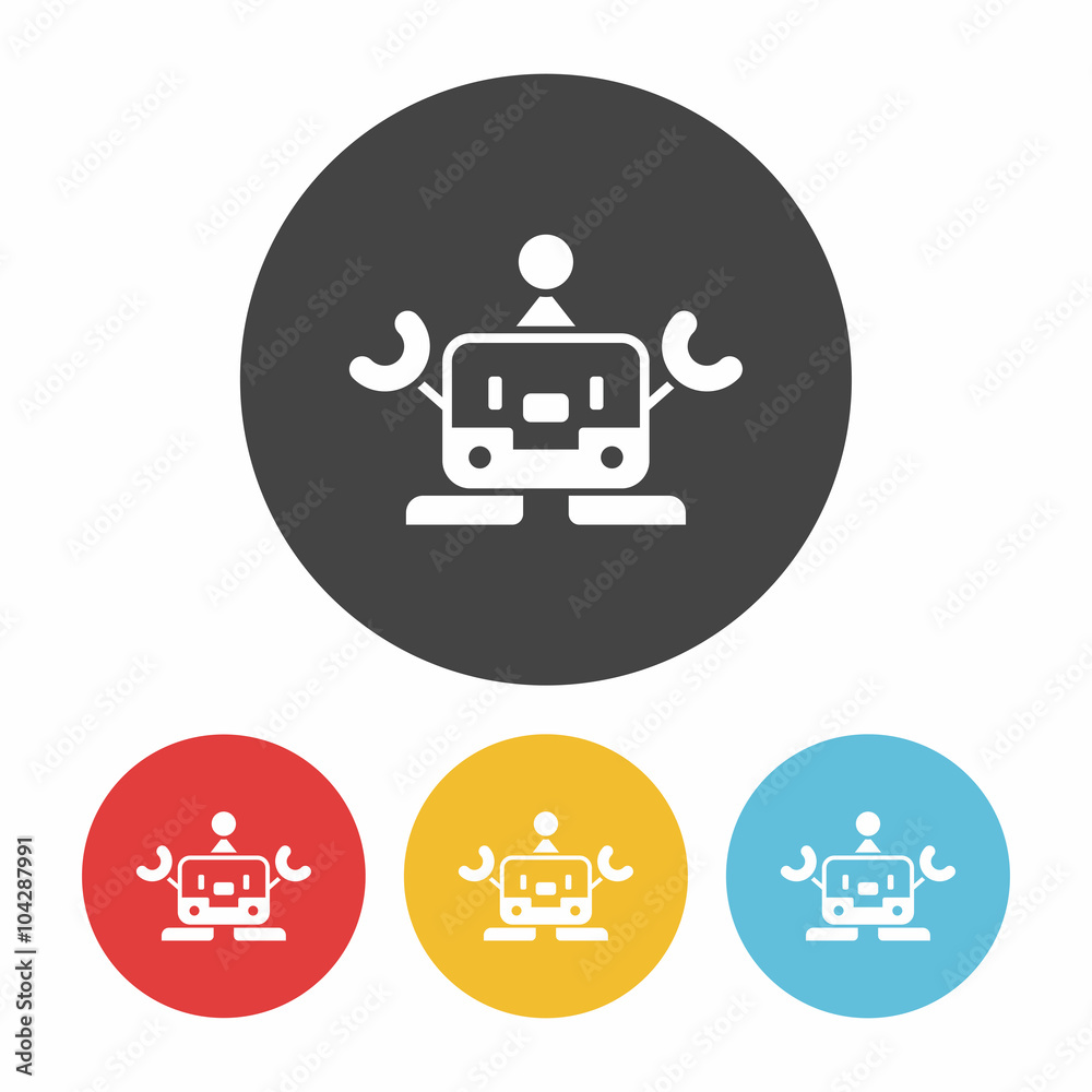 robot icon robot icon