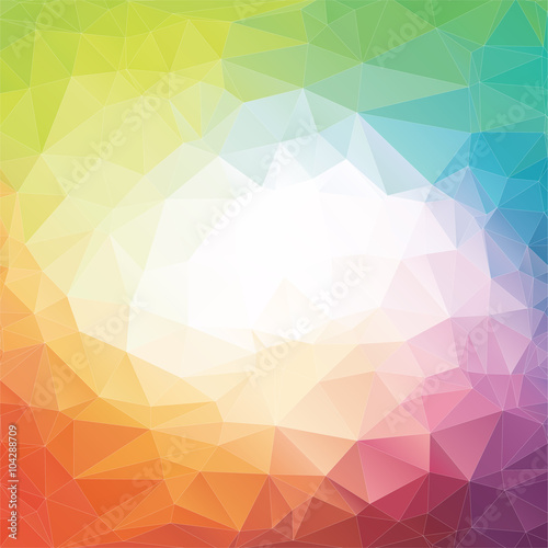 Abstract polygonal background, vector