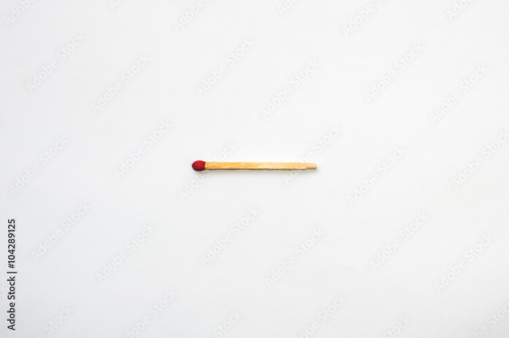 Obraz premium Single isolate match