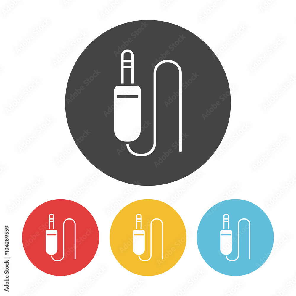 Audio cable icon Audio cable icon