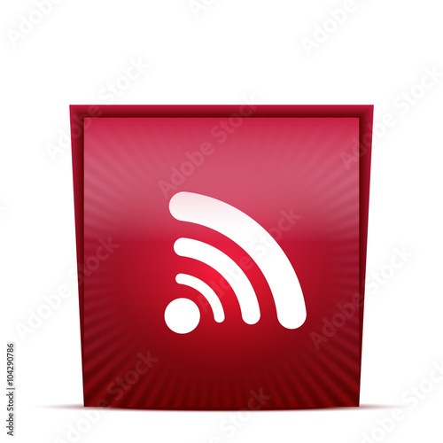 Icona RSS - Box Rosso