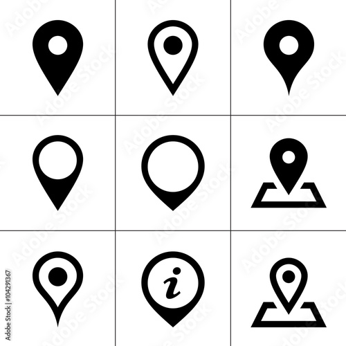 location icons